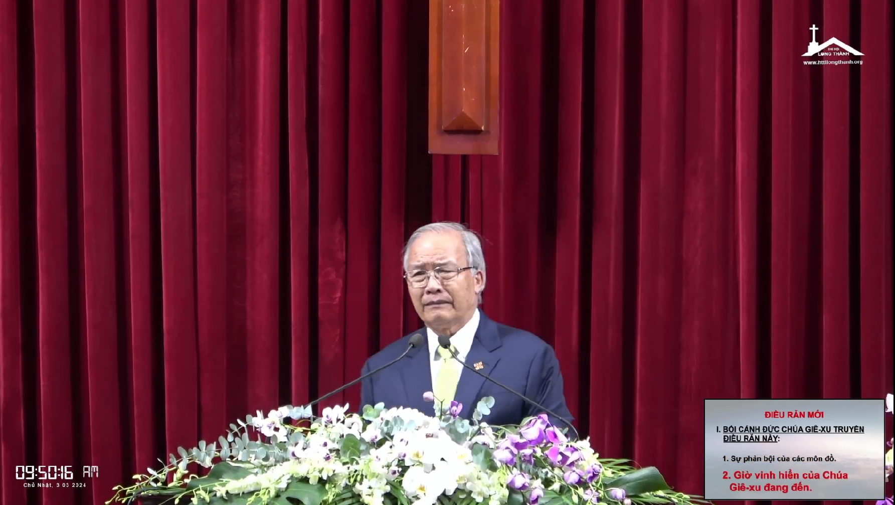 Bài giảng Chúa nhật 03-03-2024-Mục Sư Nguyễn Tờn